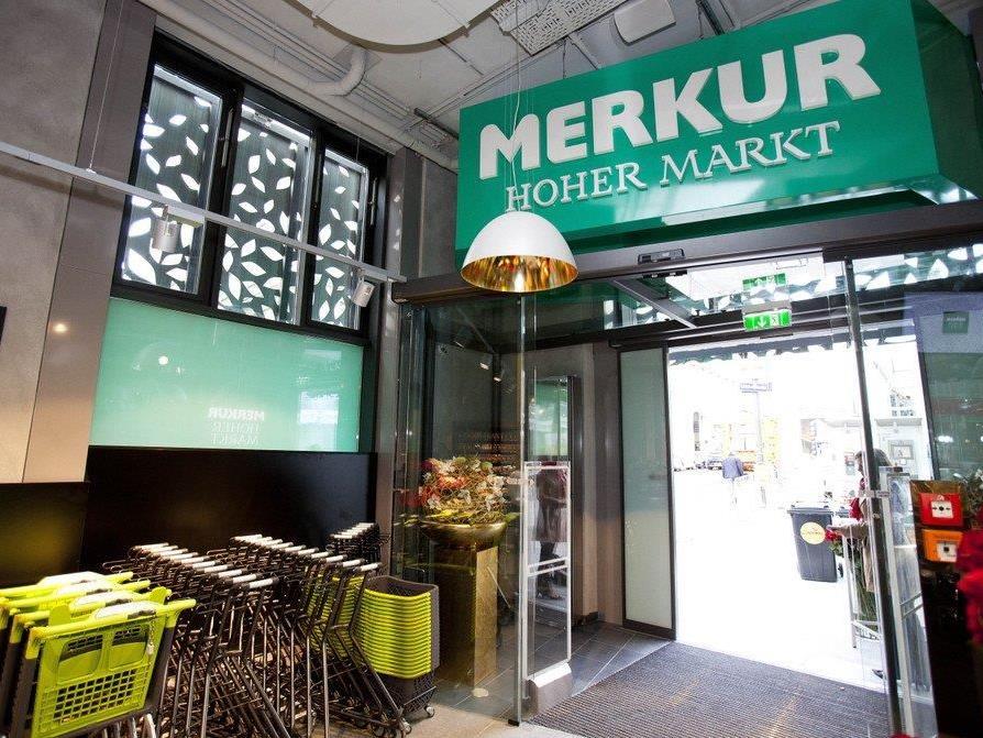 Andere gewoontes in Oostenrijk Merkur supermarkt filiaal Wenen Oostenrijk