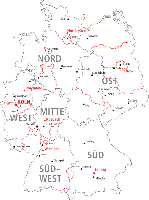 REWE 6 regio's